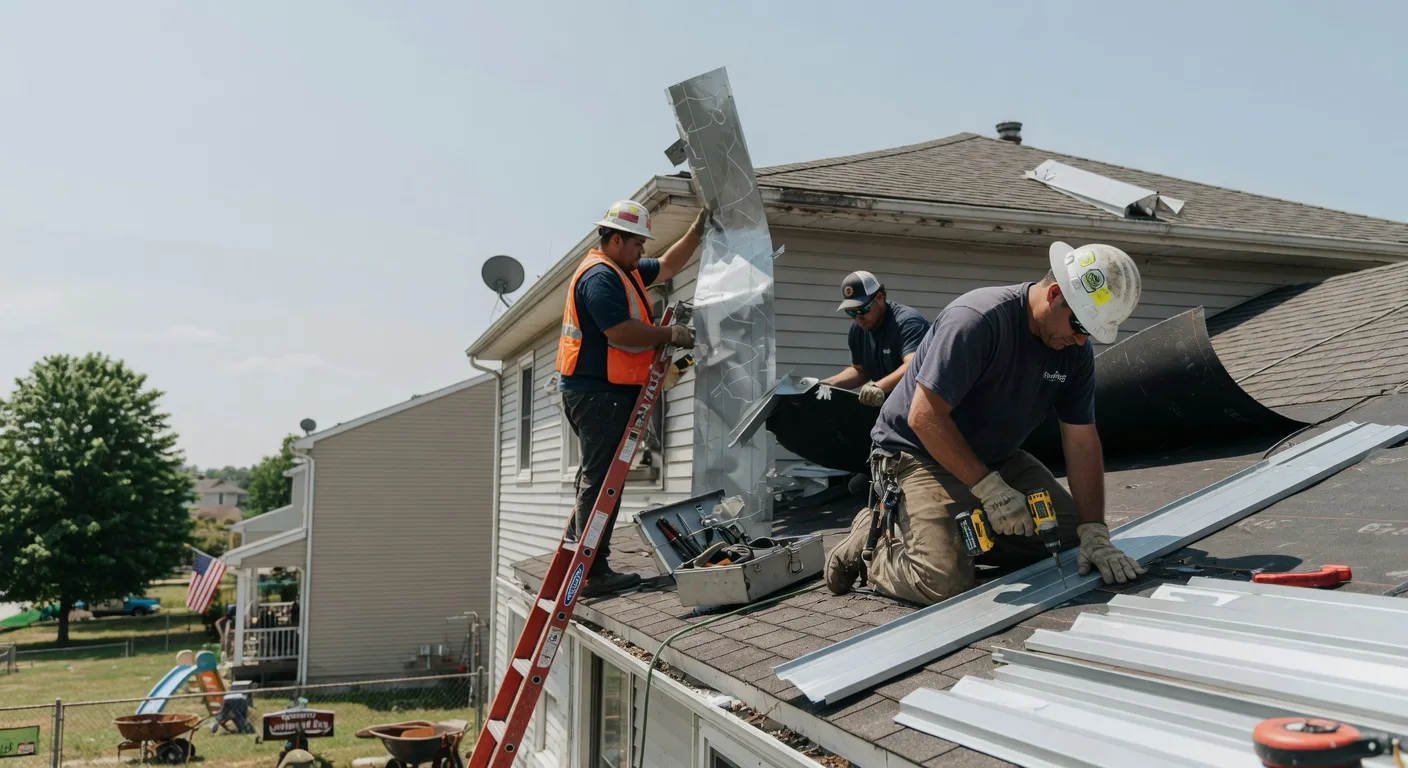 Metal Roof Repair in Pope Army Airfield, NC